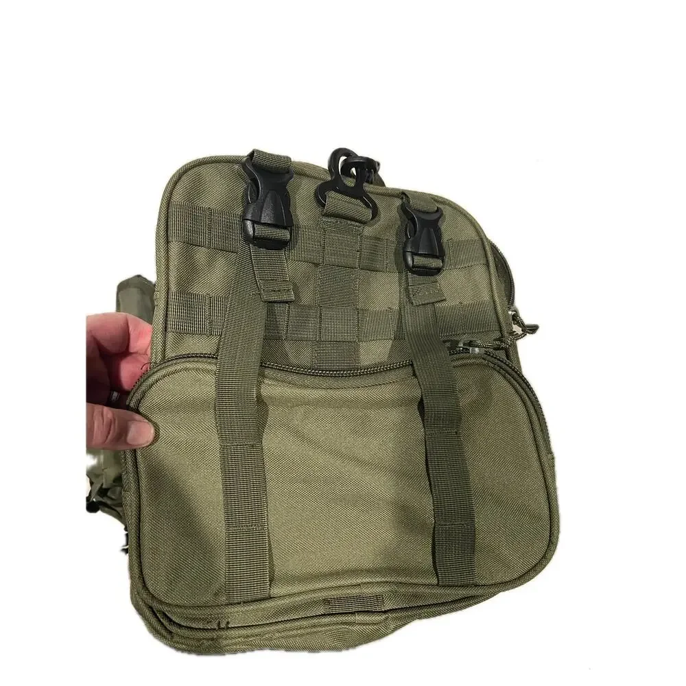 East West Heavy Canvas Green Duffel 18